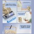 thumbnail image 3 of HHGBAD Portable Fan with Rechargeable Battery, 5 Speed Settings & Cell Phone Holder - Quiet Operation for Office/Desktop Use, 3 of 6