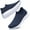 Navy Blue, variant on Women's Slip On Walking Shoes Lightweight Casual Running Sneakers
