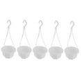 thumbnail image 4 of OUNONA 5Pcs Green Plants Hanging Pots Practical Plant Holders Balcony Plants Containers, 4 of 8