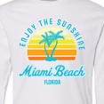 thumbnail image 4 of Inktastic Summer Enjoy the Sunshine Miami Beach Florida in Blue Long Sleeve Youth T-Shirt, 4 of 5