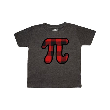 

Inktastic Pi Day Math Party Buffalo Plaid Gift Toddler Boy or Toddler Girl T-Shirt