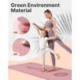 thumbnail image 4 of YOTTOY Yoga Mat, 72"x 24"x1/3" Extra Wide Non-Slip Exercise Fitness Yoga Mats,Eco-Friendly TPE Exercise Mats for Women Men Home Workout with Strap Bag, 4 of 9