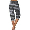 thumbnail image 5 of HomeGardon Capri Pants for Women,Yoga Pants Women,Yoga Capris Pants Camouflage Print Loose Soft Workout Pants Outdoor Sports Casual Pants with Pockets,S-XXXL, 5 of 6