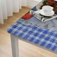 thumbnail image 4 of HAOXIT Washable Square Table Cover Decorative s, Dining, Buffet Parties &amp; Camping, - Spring/Summer white, 4 of 7