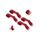 thumbnail image 4 of Tirantes de sujetador INSPIRE CHIC para mujeres, 2 pares, ancho de 10/12/15/18/20 mm, tirantes elásticos ajustables, patrón de flores rojas - 15 mm, 4 of 5