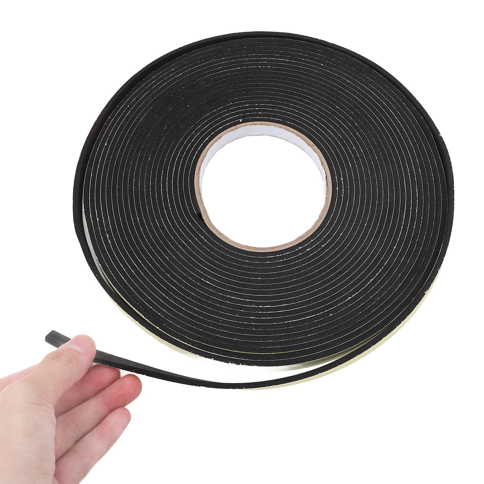 Black EVA Door Sealant Tape for Home Use Efficient Noise Reduction and Weather Stripping 10 Rolls
