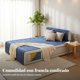 thumbnail image 5 of Abbraccia Cama inflable, flocada, doble altura, plegable, inflador automático, hogar y viaje, 5 of 6