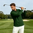 thumbnail image 5 of Men's Polo Shirt Long Sleeve Golf Shirts Lightweight UPF 50+ Sun Protection Cool Shirts for Men Work Fishing Outdoor, 5 of 8