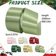thumbnail image 4 of Valentine's Day Ribbon,2 Inch x 25 Yards, Satin Fabric Ribbon for DIY Crafts, Gift Wrapping, Bows Making, Wreaths, Flower Bouquets, Chair Sash, Christmas and Wedding Party Decorations(Beige), 4 of 5