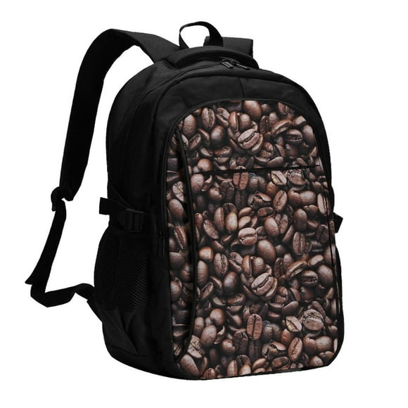 KLL Coffee Bean for Travel Backpack for Women,15.6 inch Laptop Backpack Carry On Backpack Personal Item Travel Bag Daypack for School Weekender Business Trip
