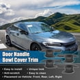 thumbnail image 2 of TopOne 4Pcs Car Door Handle Bowl Cover Trim Carbon Fiber Pattern Protective Sticker Compatible for Civic 11Th Generation 22, 2 of 7