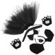 thumbnail image 4 of 1 set COSPlay Dog Headband Tail Tie Tie Guante de la nariz falso Tutu Falda para Halloween, 4 of 6