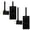 Black, variant on TOPGREENER Table-Top Plug in Dimmer for Table or Floor Lamps, Slide Control, Works with 360 Watt Incandescent and 150 Watt Dimmable CFL/LED, 6ft Cord, TGTTDL300-W, 3 Pack, White