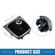 thumbnail image 4 of Unique Bargains Bota de palanca de cambios manual para automóvil de 5 velocidades para Volkswagen Golf MK7 2013-2018 Negro, 4 of 7
