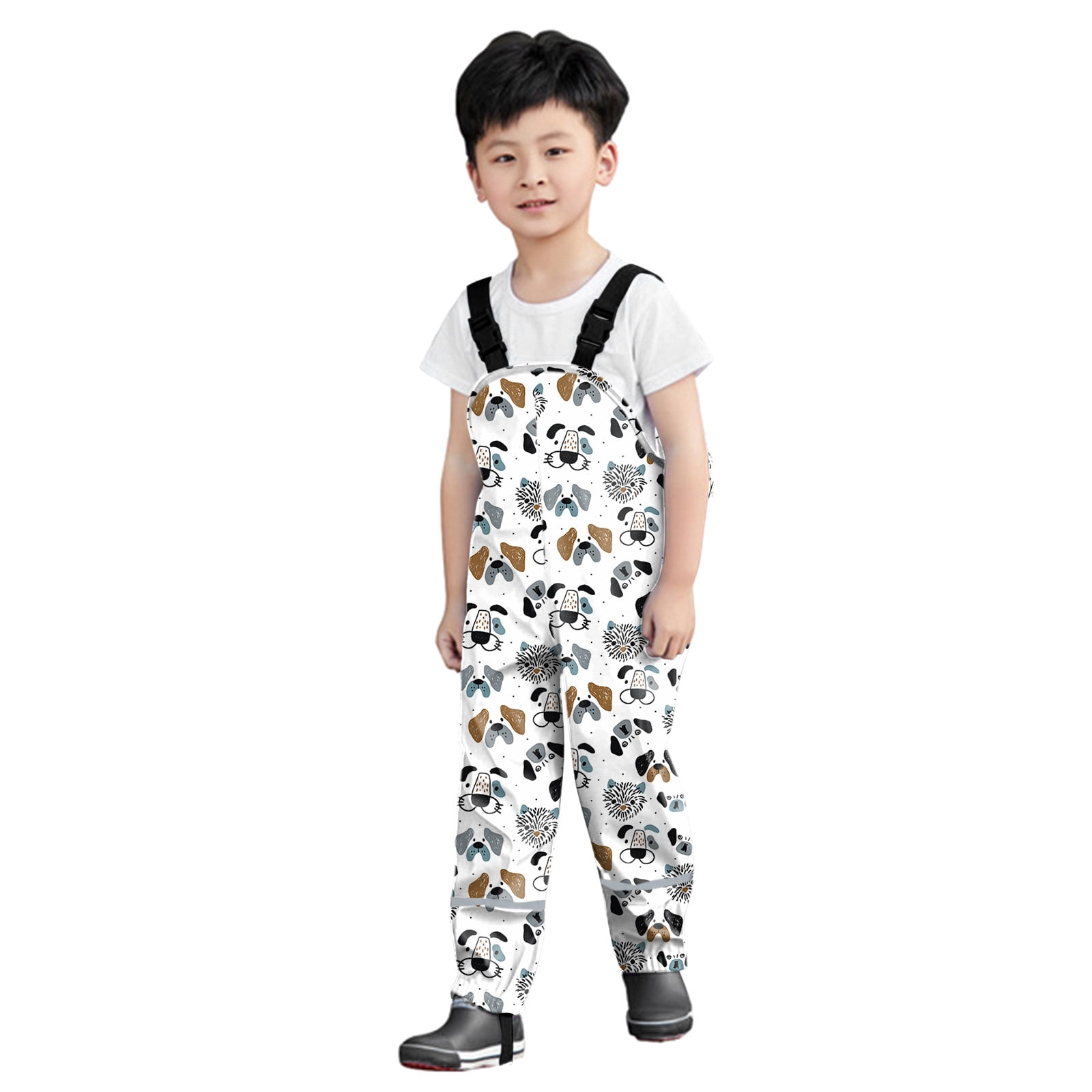 Salopette De Pluie Imperméable Enfant - Garçon Et Fille - Coupe-vent, Polyvalente Toutes Saisons - 12