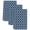 Blue, variant on Black Morocco Kitchen Towels Set of 1, Abstract Modern Geometric Textured Absorbent Dish Towels for Kitchen, Microfiber Hand Towel, Quick Drying Tea Towel for Cleaning Decorative Dishcloths