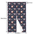 thumbnail image 3 of Door Curtain 34x56in Two Pieces Of Uniform Is Not Easy To Wrinkle The Room Shade And Dustproof For The Wall On The Door Or Window Independence Day Theme Elements Star (6), 3 of 5