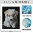 thumbnail image 3 of Diamond Art Kit for Adults, Adorable Puppy Portrait Soft Fur Diamond Painting for Adults Beginners, DIY Diamond Art Painting Kits, 5D Diamond Painting Crafts for Home Decor 12x16 Frameless, 3 of 7