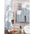 thumbnail image 2 of Blue Beige Coastal Kitchen Dish Towels for Drying Dishes Set of 3, Summer Lobster Coral Nautical Waffle Weave Microfiber Hand Tea Bathroom Towels Quick Dry & Absorbent Towel 15.7x23.6, 2 of 7