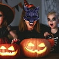 thumbnail image 3 of Máscara de Cosplay de Halloween, máscara elegante, accesorios de máscara de carnaval, EVA, cubierta de media cara, máscara de zorro, vestido de lujo, decoración de fiestas, 2022, 3 of 4