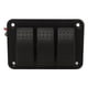 thumbnail image 2 of Panel de interruptores basculantes de 3 bandas IP65 DC12-24V Luz azul Universal para barcos Marines Camiones Panel de interruptores de palanca, 2 of 14