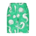 thumbnail image 4 of DIOAZUD Hawaiian Board Shorts for Men Big and Tall Swimwear Palm Tree Elastic Waist Swimsuits Quick Dry Swim Trunks 5 Inch Swimming Shorts Summer Beach Shorts with Pockets, 4 of 4