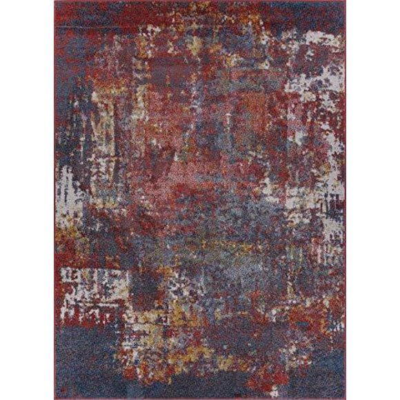 Logan Brick Red Grey Rustic Modern Contemporary Minimalistic Area Rug Runner Tapis For Living Room BedRoom Hallway Dining Size 3x5 3x10 4 by 6 5x7 6x9 8x10 9x12
