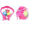 thumbnail image 2 of Mochila de playa rosa de moda y duradera para niños, mochila de playa de malla, bolsa de juguetes de playa, mochila de pelota de juguete para niños, bolsa de almacenamiento con cordón, 2 of 5