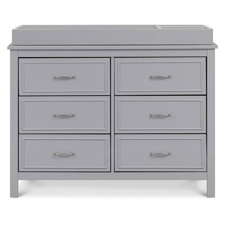 davinci charlie 6-drawer double dresser in grey Carter's by DaVinci Nolan 6-Drawer Double Dresser