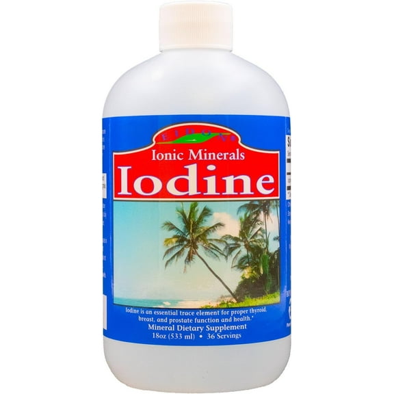 Eidon Ionic Minerals Potassium Iodide Supplement - 18 oz