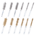 thumbnail image 3 of Hole Brush Cleaning Brush Set Steel Wire Hole Brush Set Stainless Steel Cleaning Brush for Electric Impact Drill,6 x stainless steel hole brushes 6 x brass hole brushes,Silver&Gold, 3 of 8