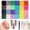 24 Grids/24000 Pieces-B, variant on 24 Colors Resin Rhinestones for Crafting with Tweezers – Flatback Glass Rhinestone Kit with B-7000 Glue, Storage Box, for Nail Art, Tumblers, Shoes, DIY Decor