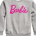 thumbnail image 3 of Barbie - Logo - Toddler and Youth Crew Fleece Sweatshirt, 3 of 5