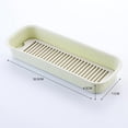 thumbnail image 2 of Cutlery Storage Tray Plastic Flatware Tray Kitchen Drawer Organizer with Drainer, 2 of 10