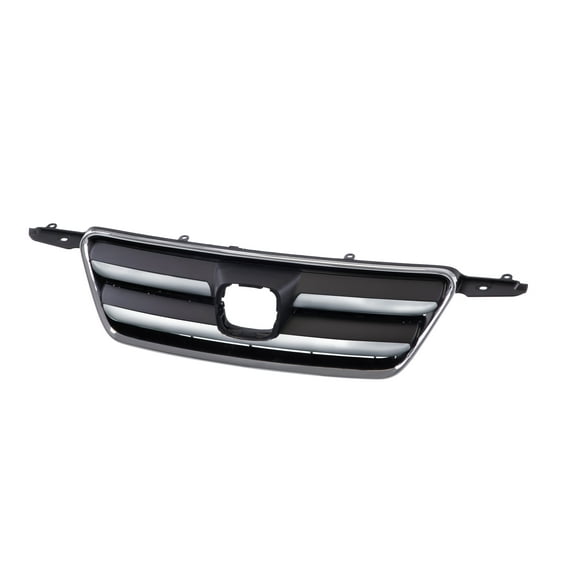 Tomoka Replacement Parts Front Bumper Upper Grille Grill Assembly With Chrome Molding Compatible With Honda CR-V 2005 2006