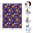 thumbnail image 4 of Cute Halloween Icons Pattern Blanket,Comfortable Soft Flannel Throw Blanket,All Season,Warm Lightweight Blankets for Sofa Bed Couch Living Room Chair,30"x40", 4 of 4