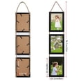 thumbnail image 4 of MEBRUDY 5x7 Picture Frame Collage, 3 Openings Wall Hanging Photo Frames Set of 2, Black,, 4 of 6