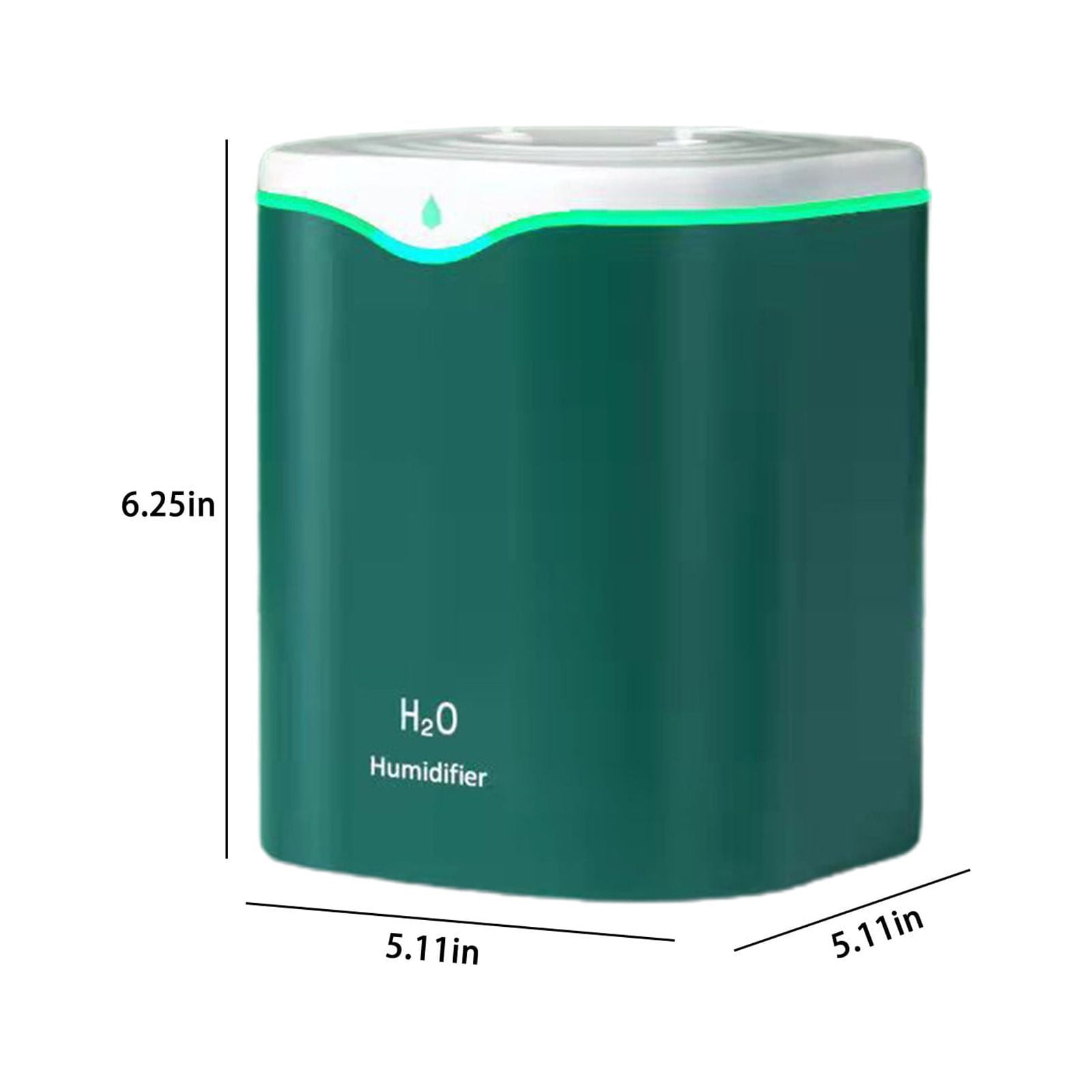 openpig Mini Humidifier, 2L Small Plant Humidifier, Portable Cool Mist Humidifiers for Bedroom, Personal Desk Humidifier for Baby Office Home, Auto Shut Off, 35db Quiet