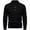 Black, variant on Stand Collar Sweaters for Men Thickened Knit Quarter Button Long Sleeve Pullover Sweater with Pocket