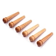 thumbnail image 2 of EeaseCA 6 PCS Maple Bridge String Pegs for Folk Acoustic Guitar Musical Stringed Instruments Guitar Parts Accessories, 2 of 7