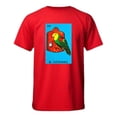 thumbnail image 3 of Playera El Cotorro De La Loteria Nacional Tradicion Mexicana Color Rojo Talla Grande Marca Emil SaEs, 3 of 4