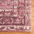 thumbnail image 3 of SAFAVIEH Classic Vintage Bedinn Overdyed Polyester Area Rug, Fuchsia, 4' x 6', 3 of 7