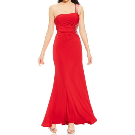 studio city dress ruched embellished gown junior ball red dialog displays option button additional opens zoom