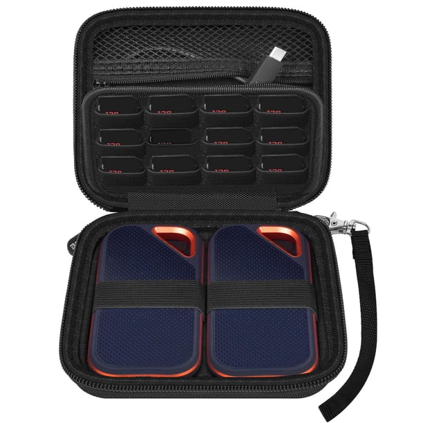 Funda compatible con SSD portátil SanDisk Extreme PRO de 1 TB a 8 TB