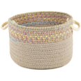 thumbnail image 1 of Rhody Rug KI03B014X010 14 x 10 in. Kids Isle Sand Beige Banded Basket, 1 of 1