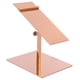 thumbnail image 2 of Estante para zapatos con soporte para rack, para centro comercial, compras de ropa, color oro rosa bajo Estante bajo de oro rosa, 2 of 9