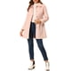thumbnail image 2 of Abrigo largo elegante de invierno para mujer con cuello de solapa en rosa XL, 2 of 7