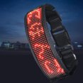 thumbnail image 3 of Collier pour Chien à LED, Collier pour Chien Rechargeable Lumineux, Programmable BT Contrôlé par Application, Texte et Graphiques Personnalisés, 3 of 8