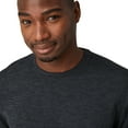 thumbnail image 3 of Free Country Men's FreeCycle® Sueded Long Sleeve Crew Neck Black XXL, 3 of 4