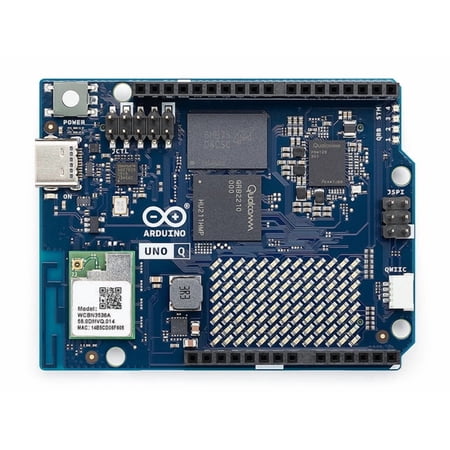 Arduino ABX00162 UNO Q Hybrid Board Qualcomm QRB2210 & STM32U585 AI Vision IoT Robotics Linux® Wi-Fi® USB-C®